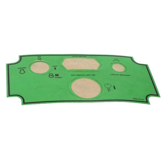 Dash Decal for Terex MBR71 Roller - OEM No. 8002 2012