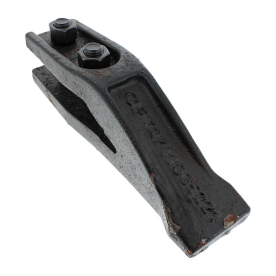 Bolt-On Centre Bucket Tooth fits Bobcat, Case, Kubota Mini Excavators