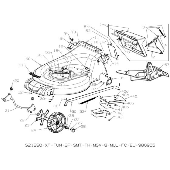 Deck Assembly for Masport 800ST