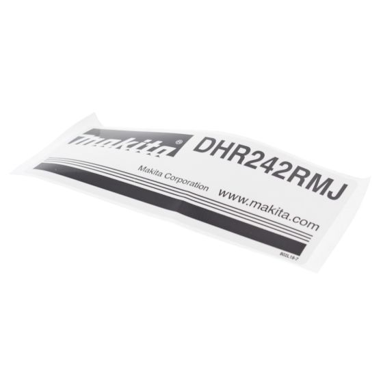 Label for Makita DHR242RMJ Cordless Combination Hammer - 802L18-7