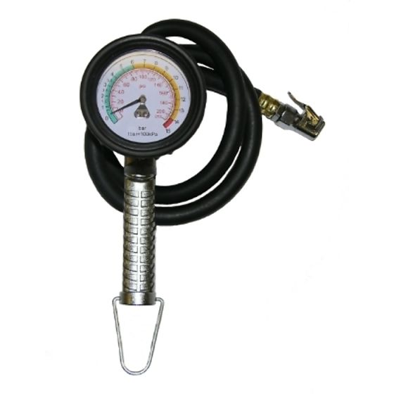 PCL Economy Tyre Inflator c/w 0.5m Air Hose and Euro Type Valve