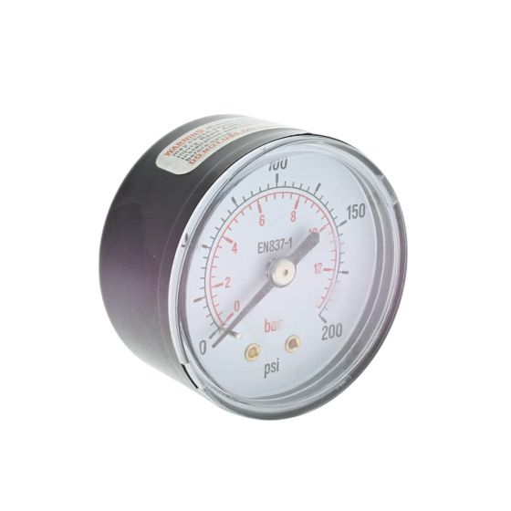 Rear Mount 50mm Diameter Gauge 0-200 Psi - 1/8" BSP - 837 101