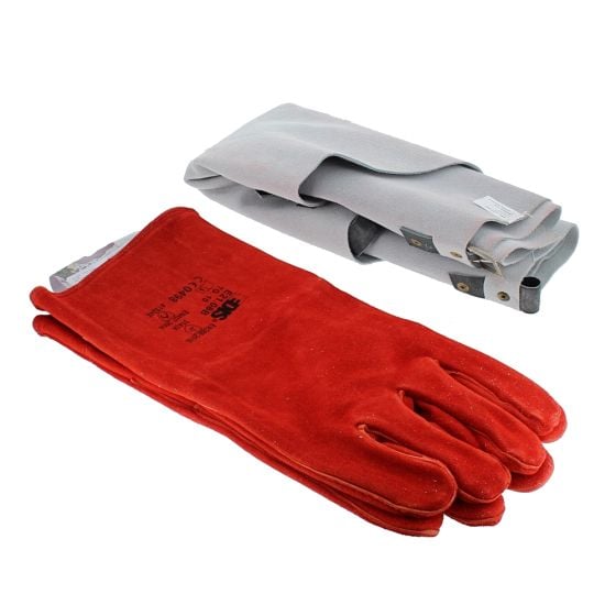 Suede Leather Welding Gloves & Leather Apron for Welding