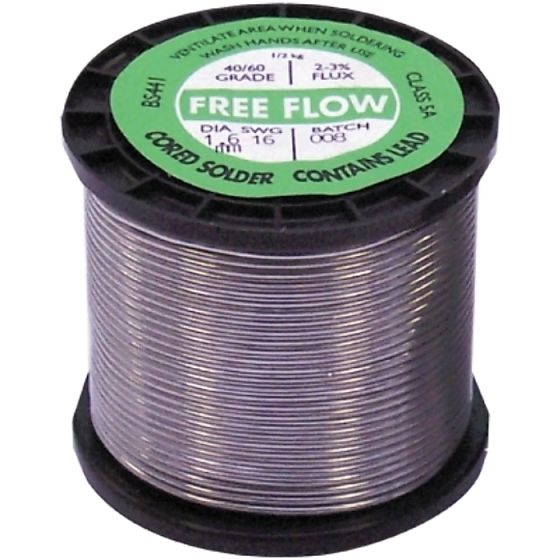 Cored Solder Wire Size: 1.2mm 18Swg