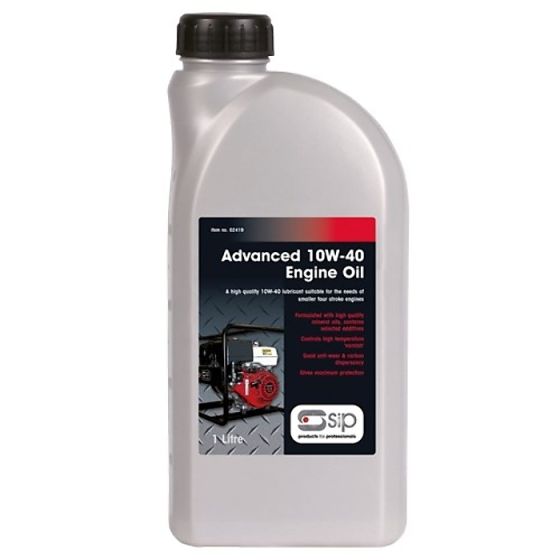 Advanced Engine Oil 10W40 (1 Litre) for 4 Stroke Engines + Equipment