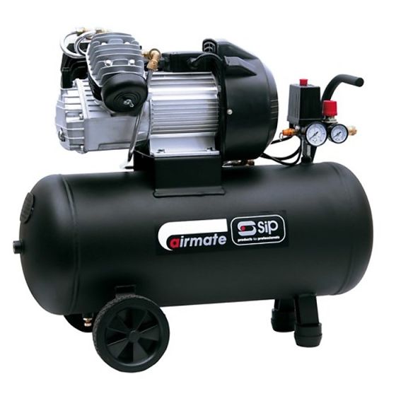 Compressor Oil-Lubricated 3hp Direct-Drive 50.0ltr Air Tank 9.5CFM Airflow