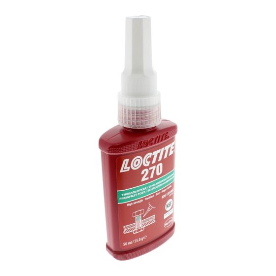 LOCTITE 270 Stud 'N Bearing Fit Threadlock Adhesive 50ml