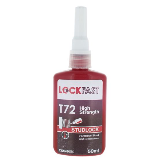 Studlock - Red, High Temperature, High Strength Threadlocker - 50ml - Replaces Loctite 272