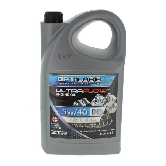 Optilube 5W-40 Engine Oil - 5 Litres