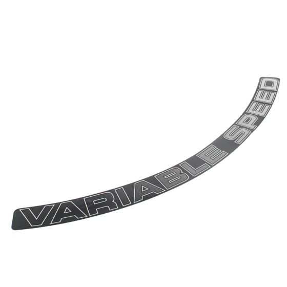 Label for Honda HRX5237C1 VYEA, HRX537C2 VKEA Mowers - OEM No. 87127 VH7 K00