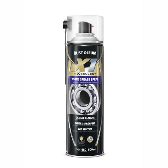 White Grease Excellent Technical Spray by Rust-Oleum 500ml Aerosol Each