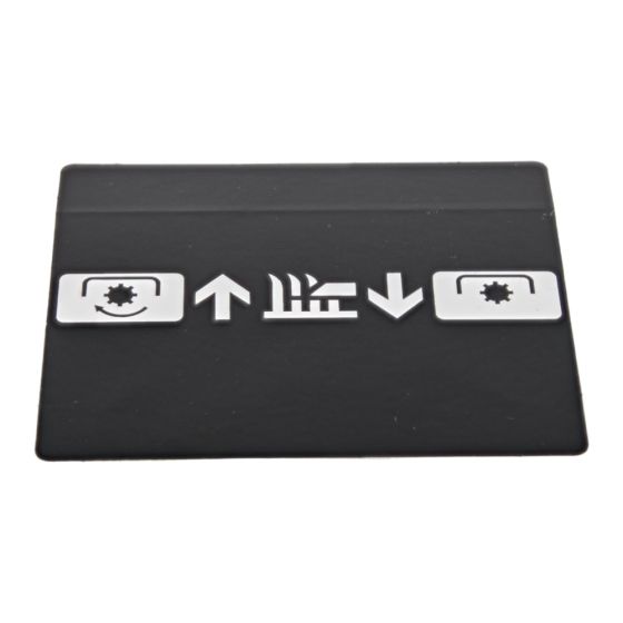 Blade Control Mark for Honda HRH536 QX Pro, HRH536K1 HXE Pro Mowers - 87588 VF0 E50