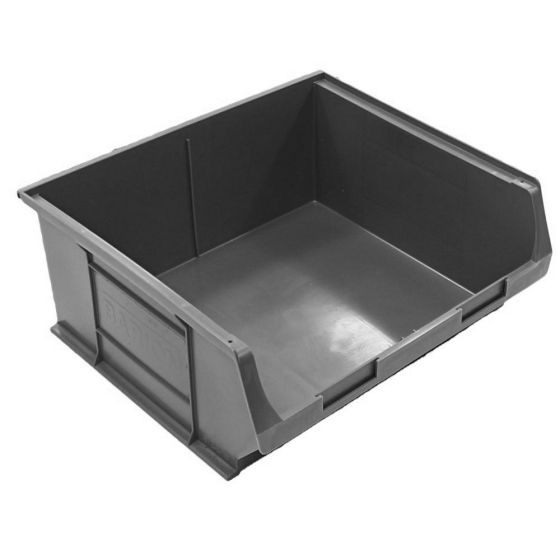 Black Plastic Wall Panel Storage Bin (Size 6) - Pack of 5