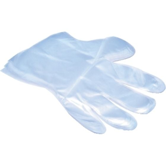 Disposable Polythene Gloves Size: Large - Pack of 100