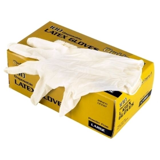 Latex Gloves P/Free Size: Extra Large