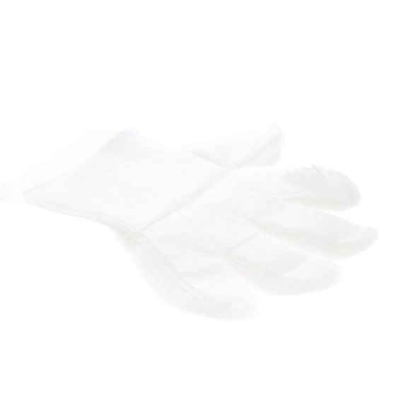 Large Disposable Polythene Gloves (100 Pack)