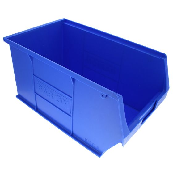 Blue Plastic Wall Panel Storage Bin Size 5 - Pack of 10