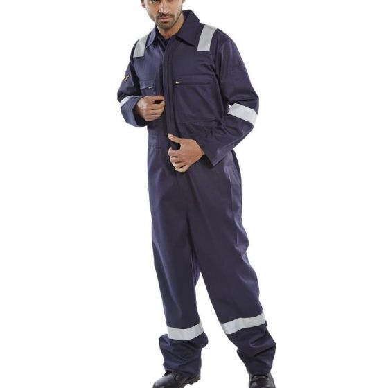 Boiler-Suit Erskine Fire Retardant Anti Static Navy Blue