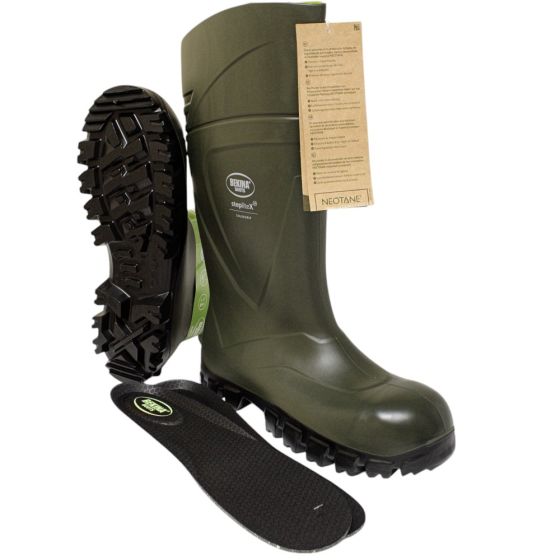 Bekina Boots Steplite X Full Safety Steel Toe Cap & Midsole Green Size 14