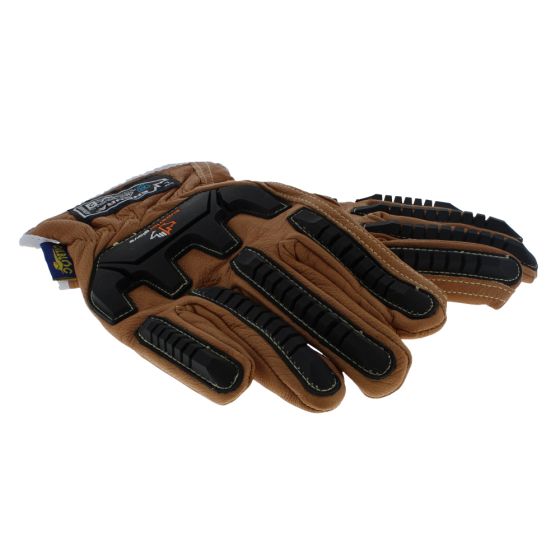 Endura Anti-Impact Driver Glove - Oilbloc Goatskin Kevlar-Lined Tan L