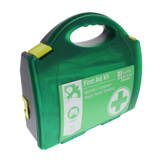 Travel First Aid Kit Conforms to BS8599 Medium Kit for Maximum 8 Passengers