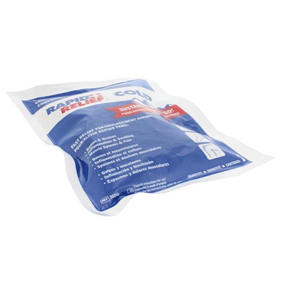 Rapid Relief Instant Cold Pack Smalll 4"x 6" White