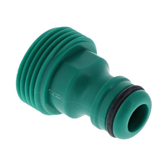3/4" Male Threaded Green Plastic Hose Connector - 900 001 ***LAST STOCK***