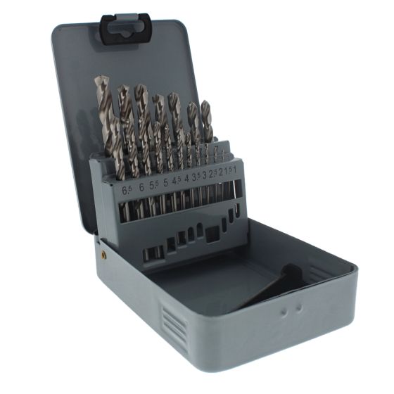1.0mm to 10.0mm Ground Jobber Drills Set - HSS 19 Piece