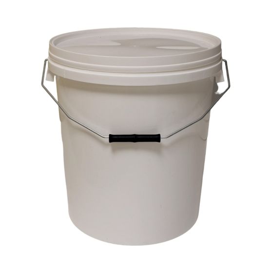 5 Gallon 20 Litre Valeters Pail Bucket - White