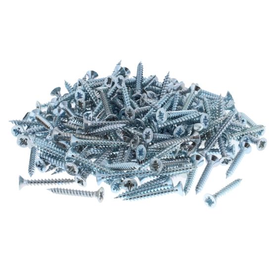 Twinthread Wood Screws, Size: No.6, Length: 1" - Pack of 200