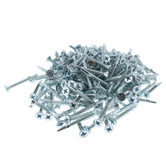 Winged Tip CSK Self Drilling Screws Size: 5.5 x 50 (5mm Thick)- Pack of 200