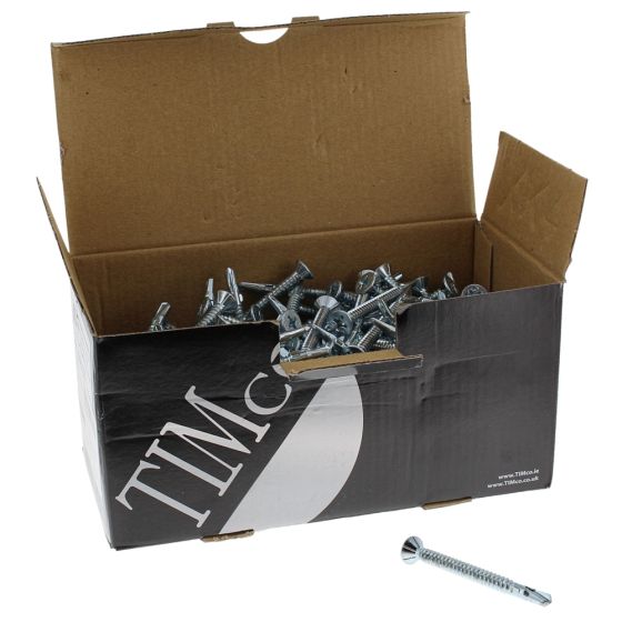 Winged Tip CSK Self Drilling Screws, Size: 5.5 x 65 (5mm Thick) - Pack of 200
