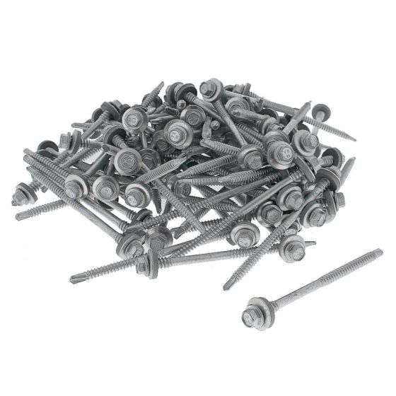 Hex Self-Drilling Composite Panel Screws, Size: 5.5x95, Pack of 100