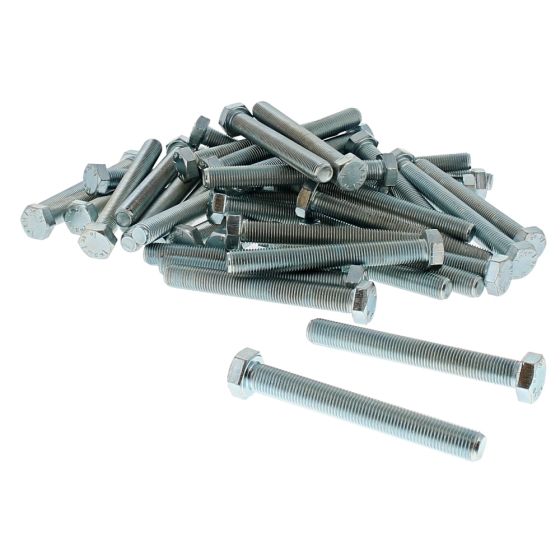 3/8" UNF x 3" Zinc Plated 8.8 HT Setscrews 50 Pack