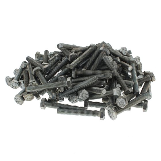 5/16" x 2" UNC Zinc Plated 8.8 HT Setscrews - Pack of 100