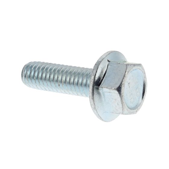 High Tensile Zinc Plated Flanged Setscrews Grade 8.8 (M6 x 20) - Pack of 100