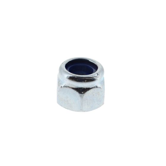 Metric Nylon Insert Locking Nut, 'P' Zinc Plated, Size: M4 - Pack of 200