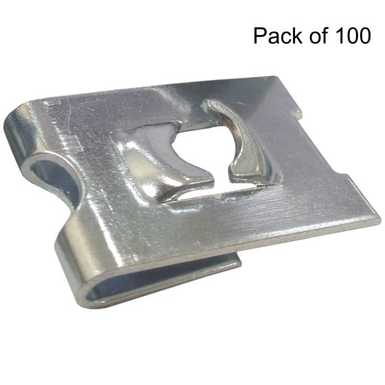 J Nuts, Zinc Plated, Size No. 8, Pack of 100