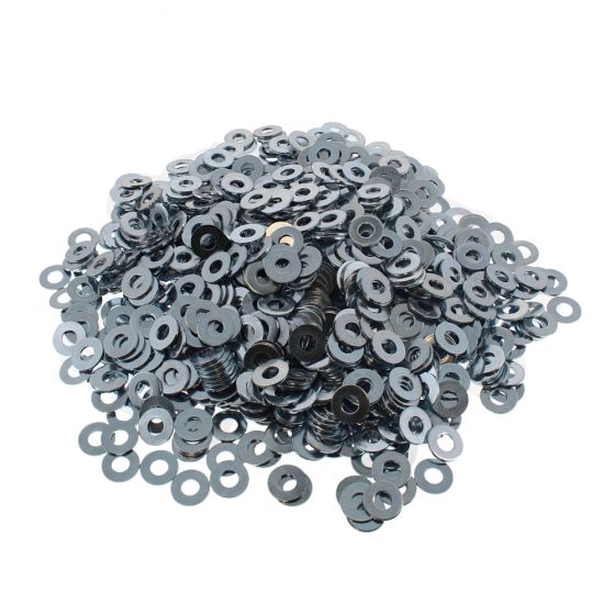 Form C Flat Washers, I.D: 5mm, Pack of 1000