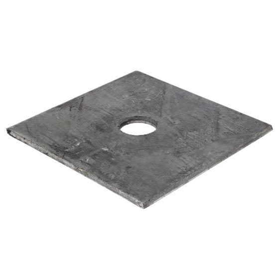 Square Plate Washer M12 (Hole) Size: 3" Thickness: 3mm - Each