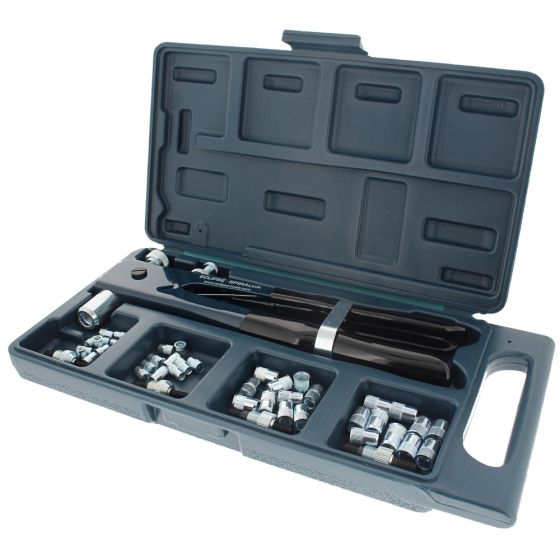 Threaded Insert Tool Kit, Includes Nutserts & Nose Bush / Mandrel Kits: 4, 5, 6, 8mm