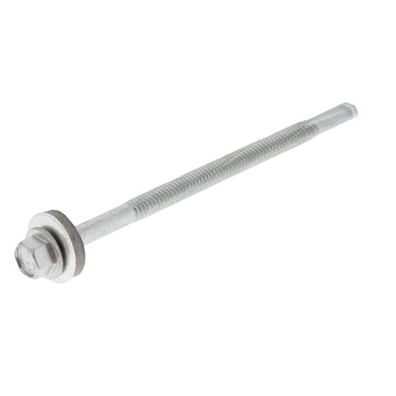 Hexagon Head Self Drilling Screws - Size: 5.5x100 (12mm Thick) - Pack of 100