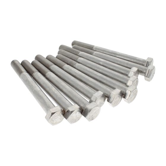 M16 x 150 A2 Stainless Steel DIN 931 Hexagon Head Bolts - Pack of 10