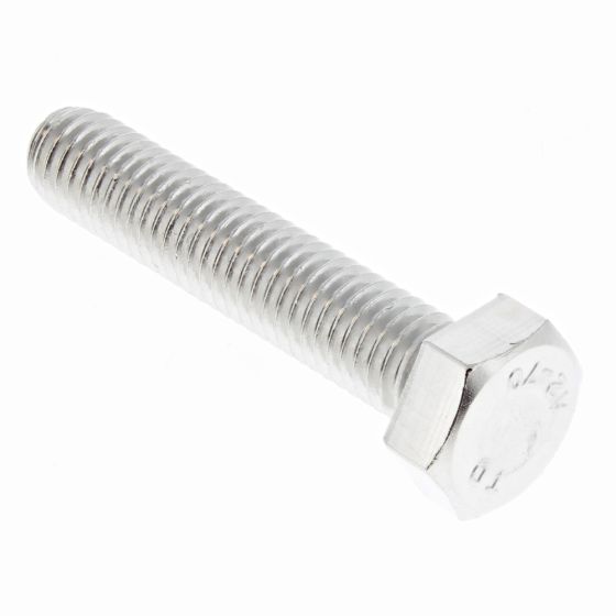 M8 x 40mm A2 Hexagon Head Stainless Steel DIN 933 Setscrews 100 Pack