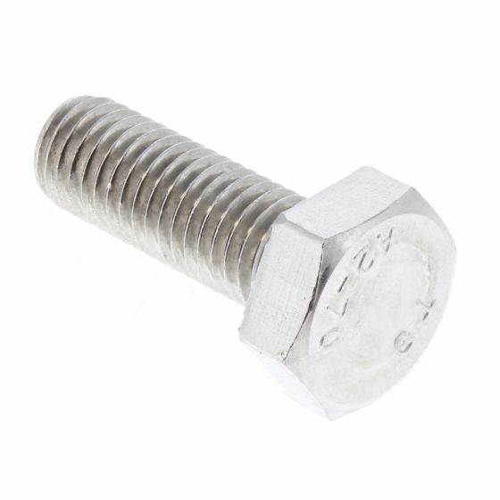 M10 x 30mm A2 Hexagon Head Stainless Steel DIN 933 Setscrews 100 Pack