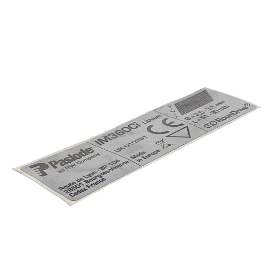 Name Plate Label for Paslode IM360Ci Nailer - 019103