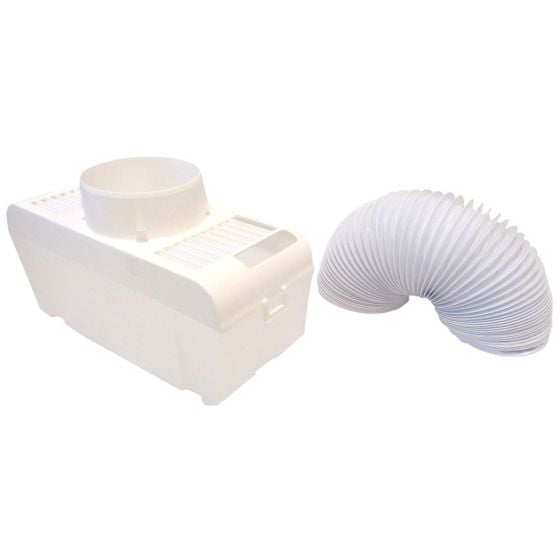 Water Condenser Box & 1.2m Vent Hose Suitable for Indoor Tumble Drying Extractor Applications