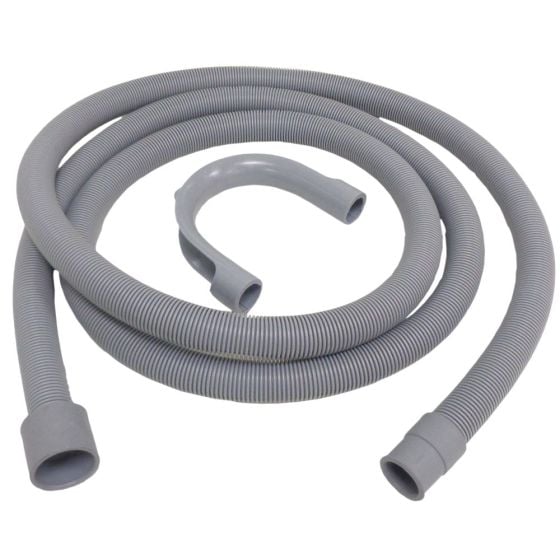 Washing Machine Drain Hose 2.5m(8') 22/29mm Straight End Fittings fits most Domestic Appliances