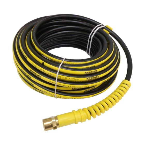 Drain Blockage Pipe Cleaning Kit 15m Flexable Hose with Brass Nozzle fits Karcher Pressure Washers