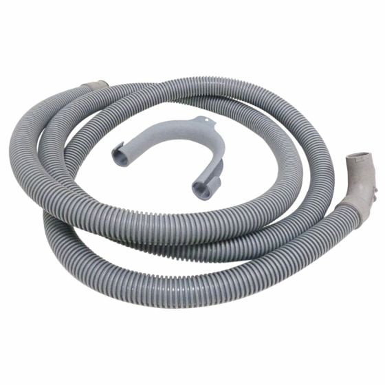 Water Outlet Hose Straight-Curved End 19/19mm fits Washing Machine Appliances - C00320388